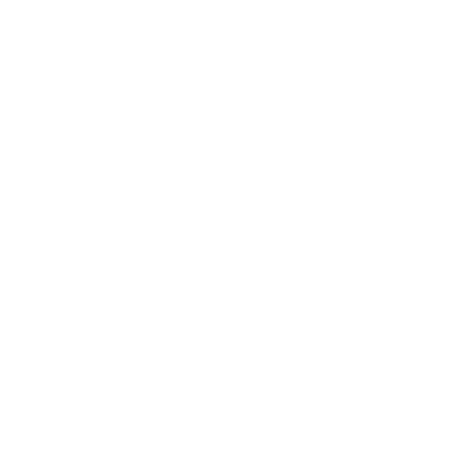 Stilisiertes Schwein in weiß auf transparentem Hintergrund.